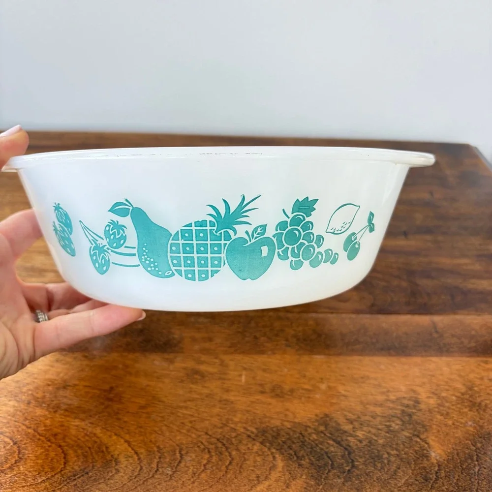 Glasbake vintage milk